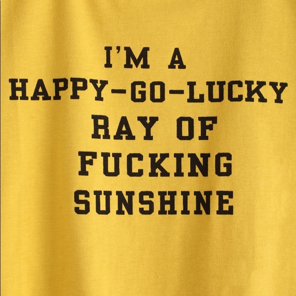 Sunshine Slogan Graphic Print Tee - Picture 2 of 3